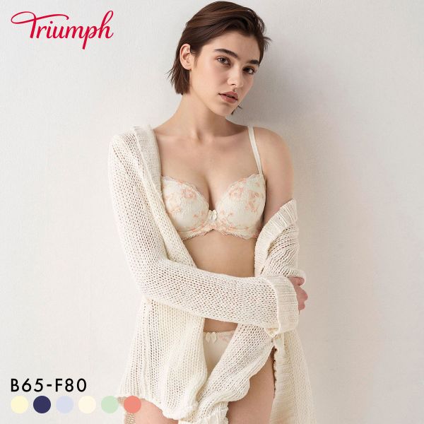 Triumph（トリンプ） ブラジャー 美胸ソフトブラ クラッシーペタルズ