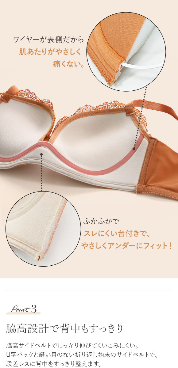 Mon cher pigeon モンシェルピジョン Glow Up Bra ブラジャー ショーツ セット ABCDE ソフトワイヤー モールドカップ 総レース