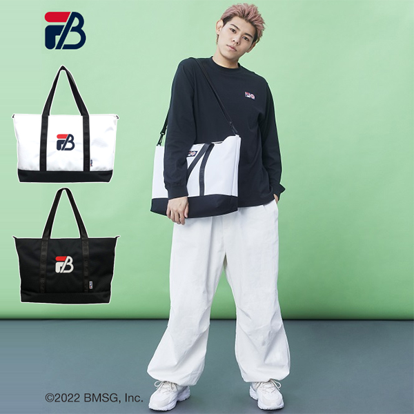 割引クーポン有！【即納】FILA x BE:FIRST 2WAY トートバッグ 81FL09