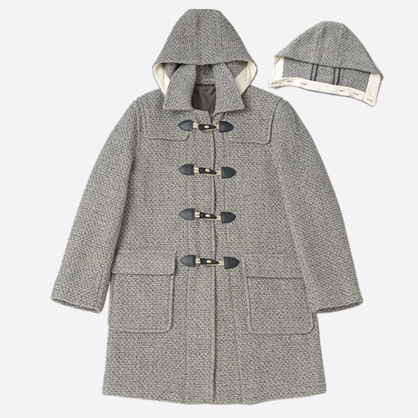 ダッフルコート フード付コート メンズ アウター コート ウール混 2WAY duffle coat...