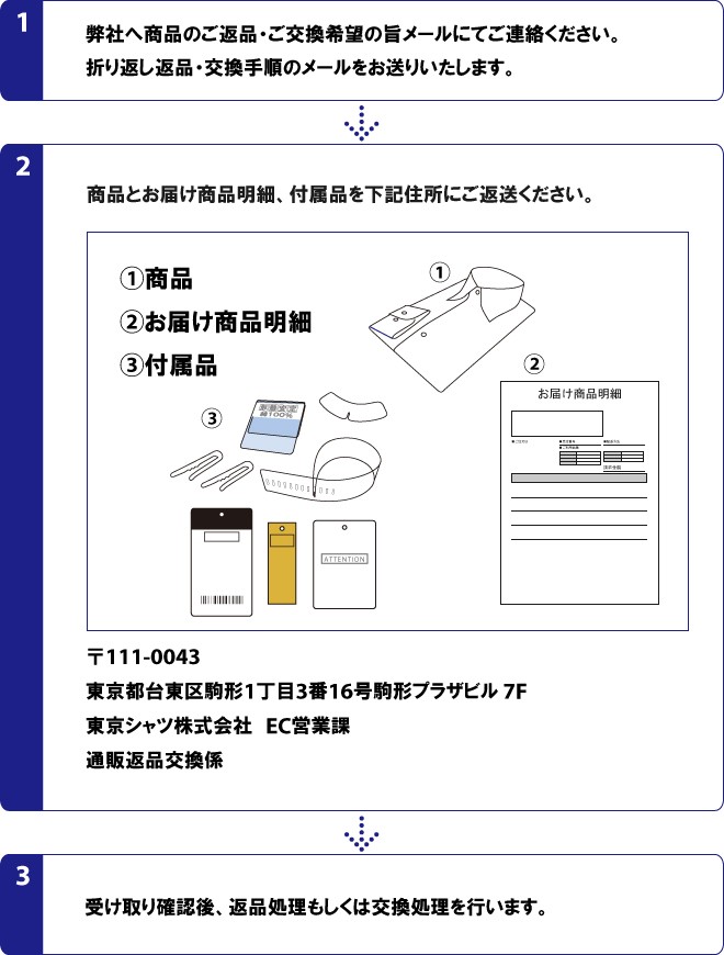 yシャツ yahooショッピング 返品 販売