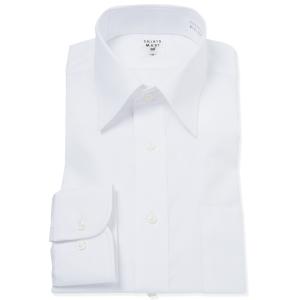 ワイシャツ メンズ 長袖 白 3枚セット 衿型 レギュラー 形態安定 Yシャツ カッターシャツ M ...