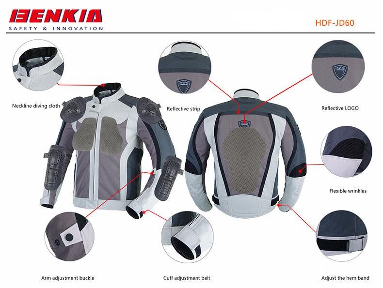 BENKIA HDF-JD60 バイクジャケット メンズ 秋冬　ライダースジャケット ライディング レーシング ジャケット バイクウェア メーカー保証