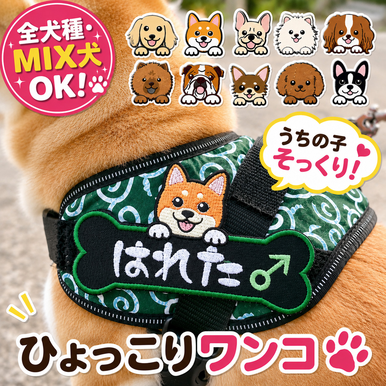 JULIUS-K9（ユリウスケーナイン） MIX犬も対応 犬 ハーネス MIX犬も