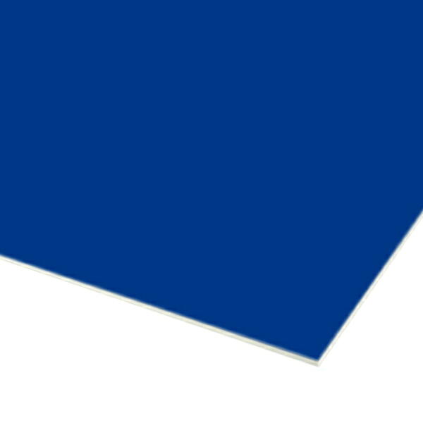アルミ複合板 ブルー 厚み3mm 910×1820mm (3X6) 5枚 (表面有ツヤ有/裏面Sコートライトグレー) セキスイ アートパネル AP-853CS ●業務用｜shizaimarket
