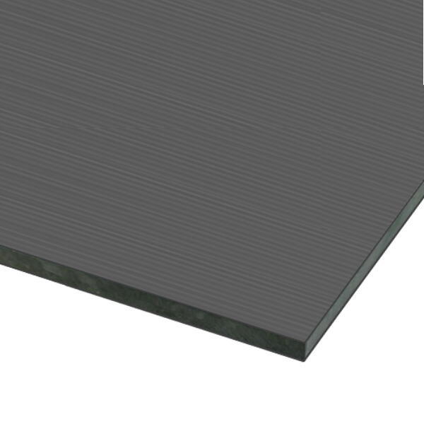 カルプボード黒15t　両面貼り　面材　900X900mm　塩ビクロームヘアーライン＋黒0.5mm　●業務用