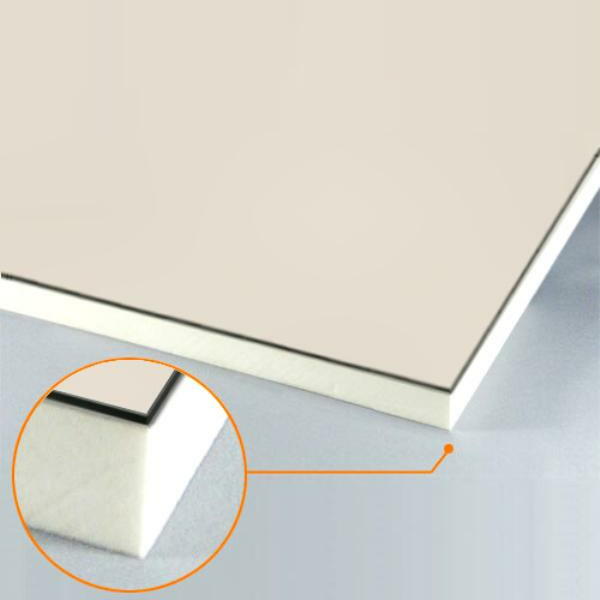 カルプボード/スーパーボード白20t 片面貼り合せ 面材 アルミ複合板P