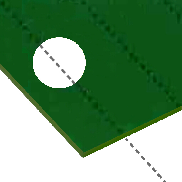 日本製　アクリル板　サマーグリーン(キャスト板)　(面取り商品のリンクあり)　厚み3mm　縮小カット1枚無料　900X900mm　切断面仕上なし