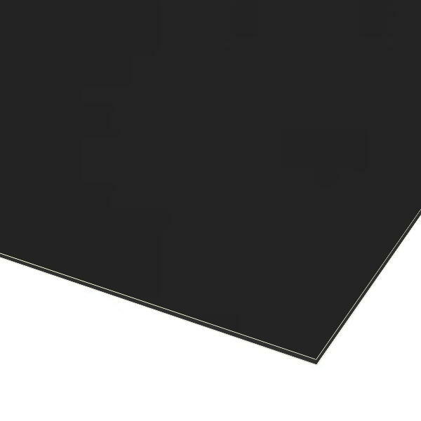アルミ複合板 Yブラック 厚み3mm 910×1820mm (3X6) 3カットまで無料 ハイエースバン HA-075 積水樹脂プラメタル ●業務用｜shizaiya