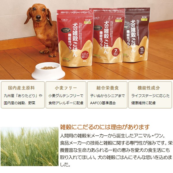 アニマル・ワン 犬の雑穀ごはんライト（チキン）（1.6kg） ベスト