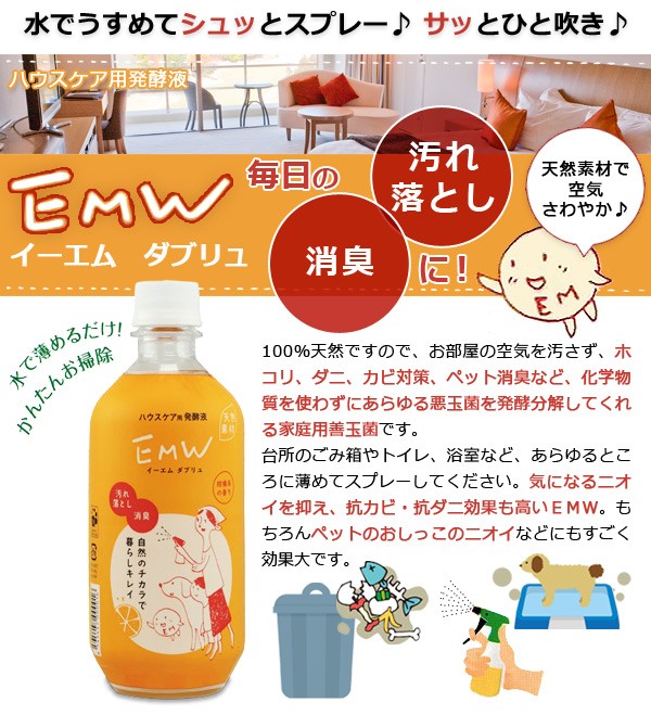 水でうすめてシュッとスプレー♪