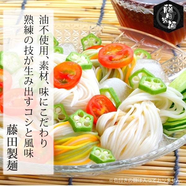 藤田の手延素麺 寒製美味（300g（50g×6束）） 10袋セット 藤田製麺