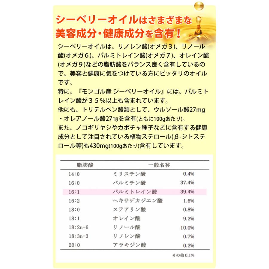 モンゴル産 シーベリーオイル（42.3g（90粒）） 日本三晶製薬｜shizenkan｜09