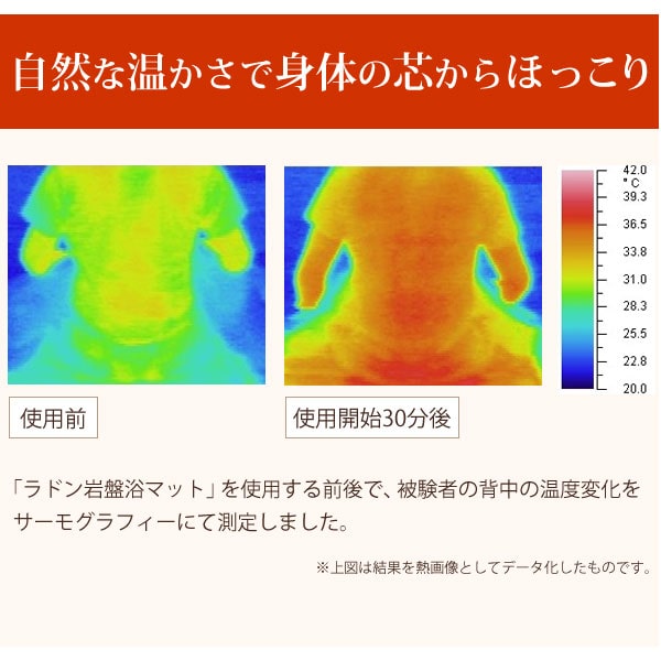 最新モデル ラドン岩盤浴マット メーカー直送につき代引・同梱