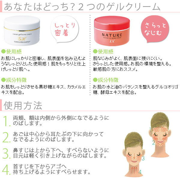 Nature（gelnic） ナチュール ゲルホームクリーム 詰替 （500g
