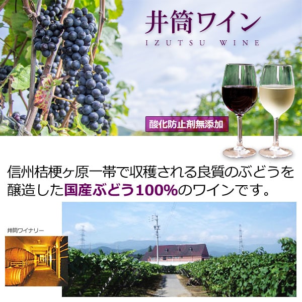 いづつワイン コンコード赤・甘口（720ml） 井筒ワイン｜shizenkan｜02