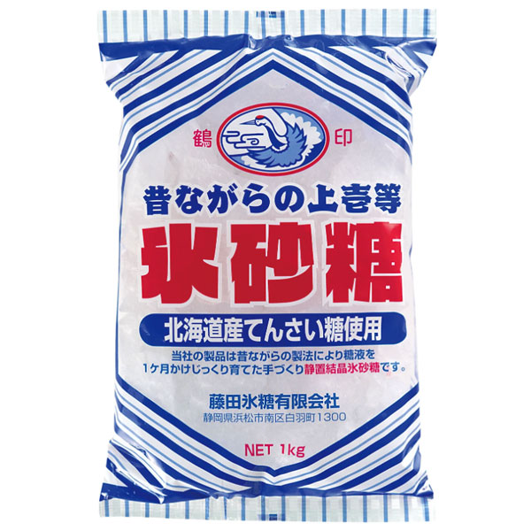 鶴印 昔ながらの上壱等 氷砂糖（ロック）（1kg） 藤田氷糖 数量限定 5