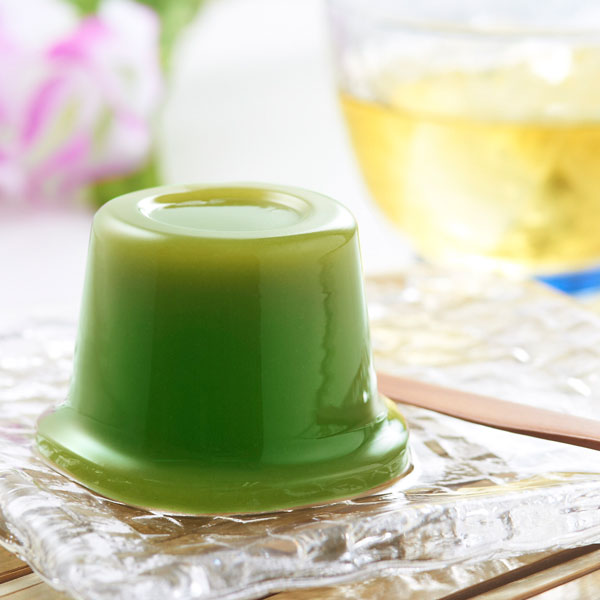 あんこ屋さんの有機水ようかん・抹茶（100g）カップ 6個セット 遠藤製