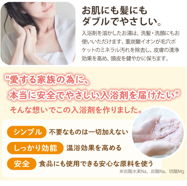 薬用重炭酸入浴剤ナチュラルバス〔ZNB-20A〕（18個入）医薬部外品