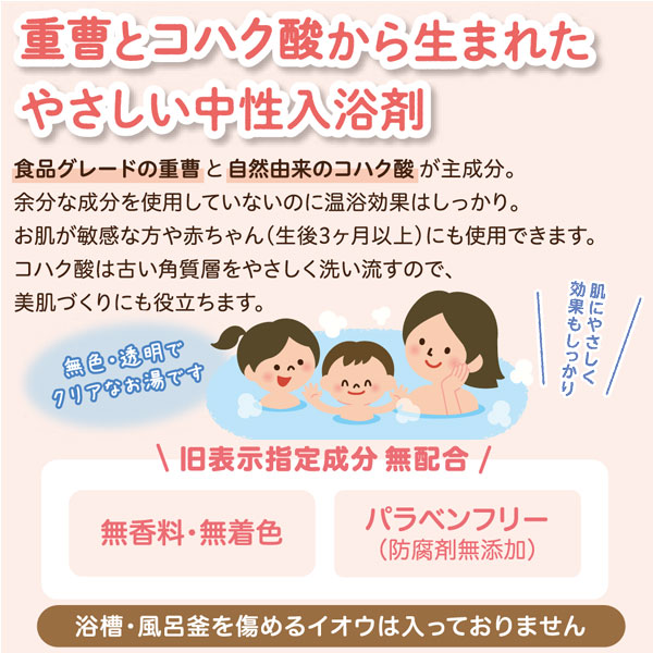 薬用重炭酸入浴剤ナチュラルバス〔ZNB-20A〕（18個入）医薬部外品