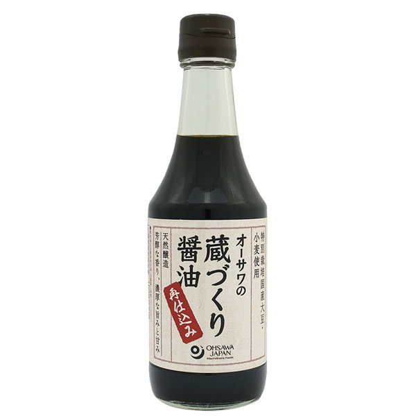 オーサワの蔵づくり醤油(再仕込み)（300ml）ビン オーサワジャパン｜shizenkan