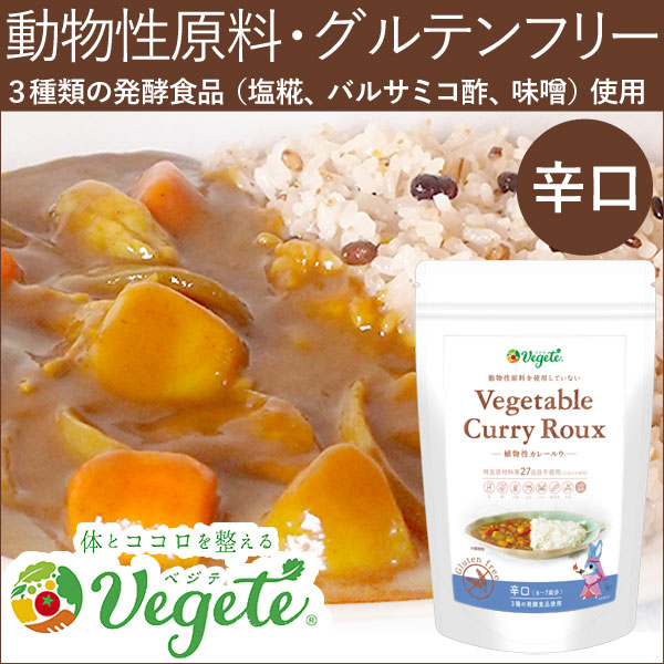 Vegete（ベジテ） 植物性カレールウ 辛口（140g） シエル・ブルー