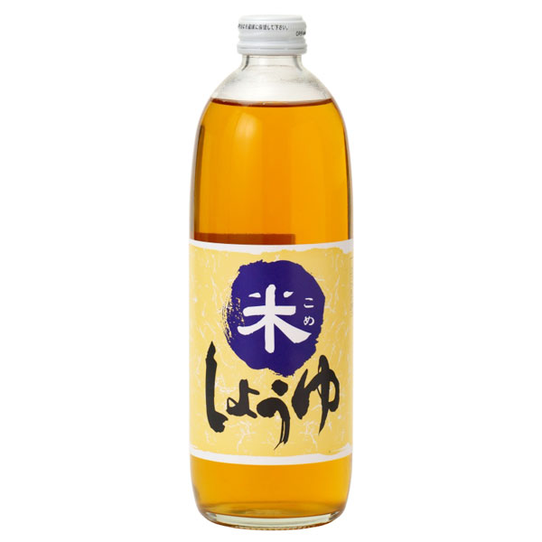 米しょうゆ（500ml（総重量約835g））ビン 大高醤油｜shizenkan