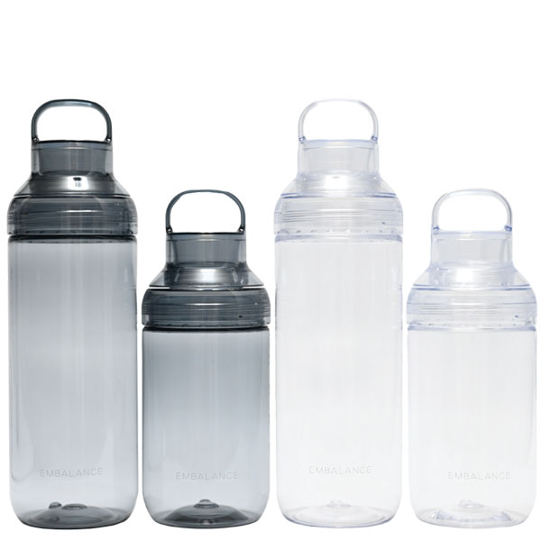エンバランス オン・ザ・ゴー・ボトル（700ml）持ち手付き水筒クリア
