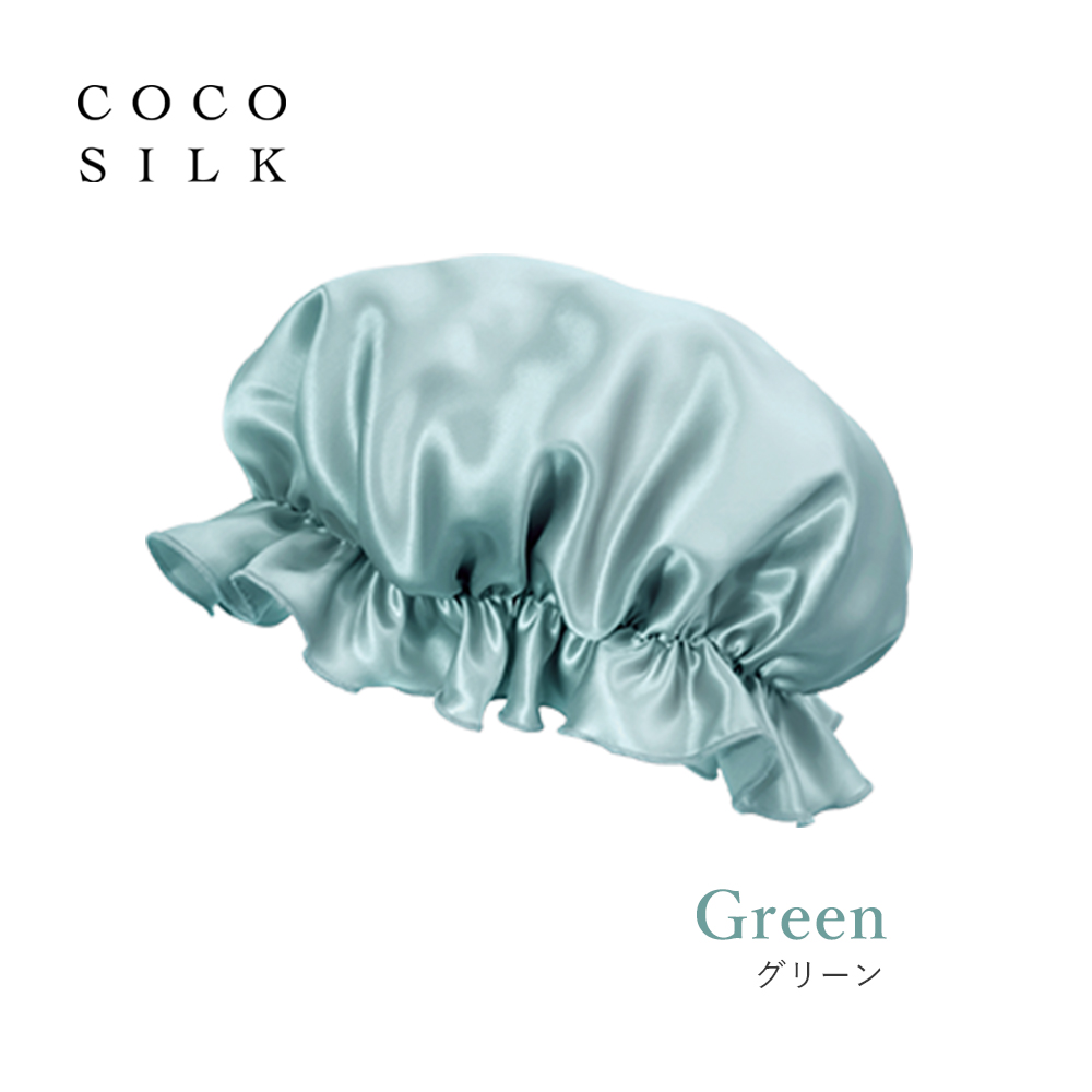 シルクナイトキャップ ヘアキャップ シルク ナイトキャップ ロング 19匁 cocosilk ナイトキャップ ココシルク ヘアケアキャップ ゴム プレゼント 可愛い ギフト | COCOSILK | 09