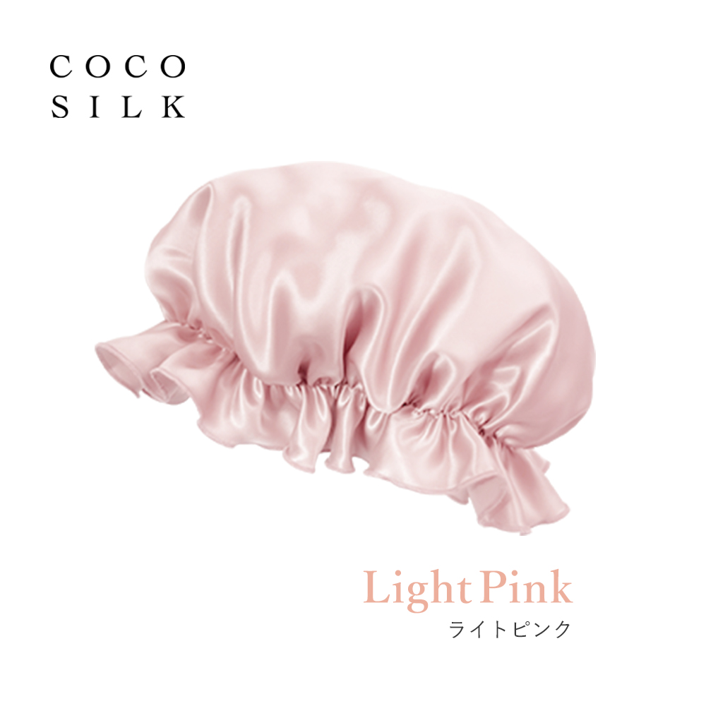 シルクナイトキャップ ヘアキャップ シルク ナイトキャップ ロング 19匁 cocosilk ナイトキャップ ココシルク ヘアケアキャップ ゴム プレゼント 可愛い ギフト | COCOSILK | 06