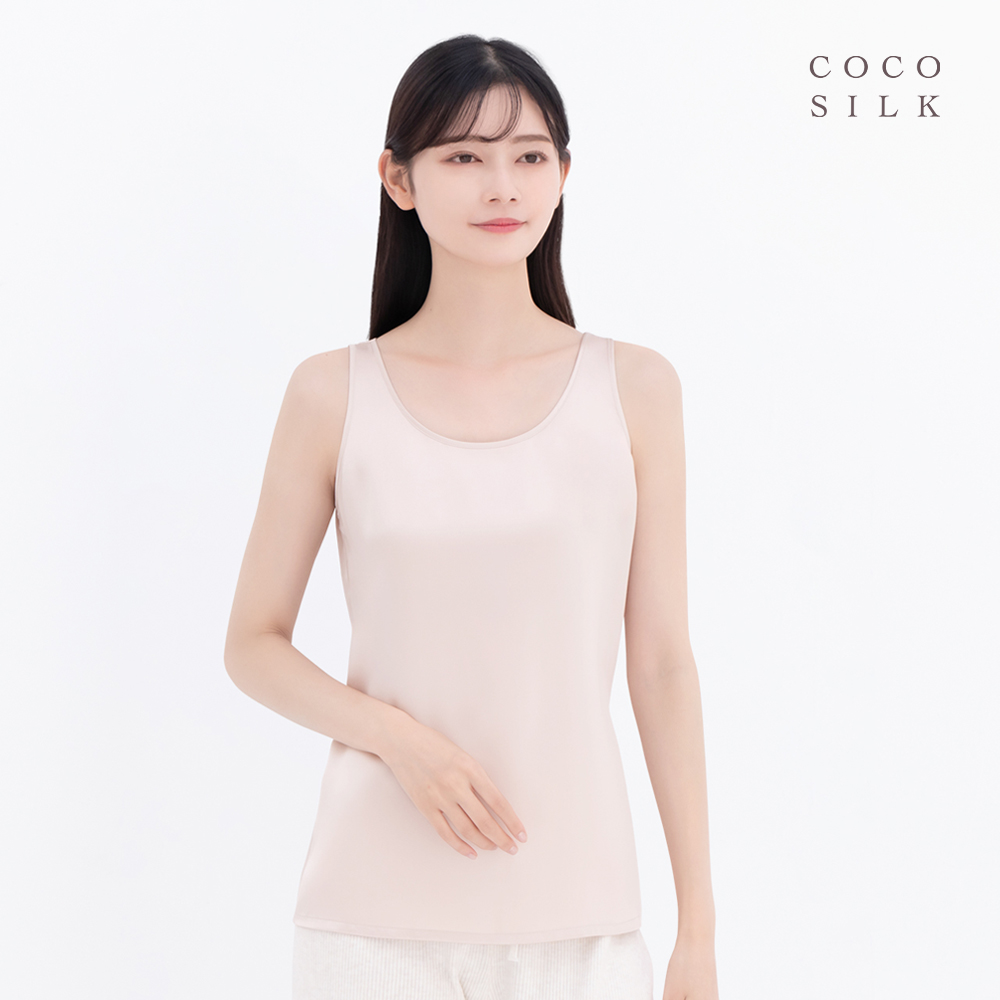 COCOSILK シルクインナー タンクトップ レディース インナー