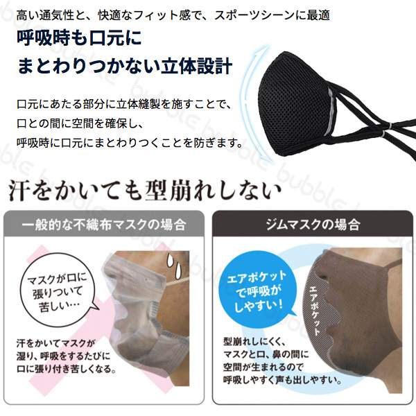 マスクカバー 2枚入り メッシュマスク 個包装 張り付かない スポーツマスク 呼吸 マスク ランニング ジム トレーニング 筋トレ  調節可能 立体構造 男女兼用 |  | 07