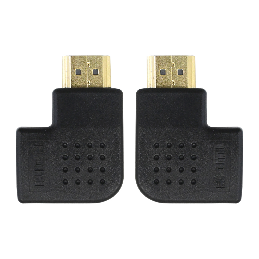 シズカウィル（shizukawill） HDMI 変換アダプタ 2種 2個セット 90度