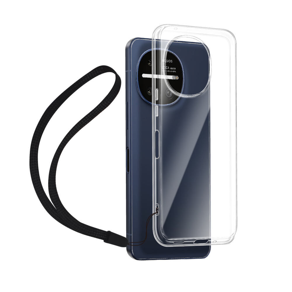 シズカウィル（shizukawill） AQUOS sense10 ケース クリア AQUOS