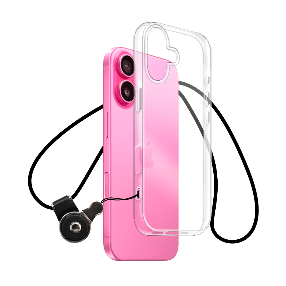 iPhone16e クリアケース iPhone16 ケース iPhone15 SE 第3世代 スマホケース iPhone16e 16 15 14 13 12 pro mini 透明 クリア 2WAYストラップ付 シズカウィル | シズカウィル | 02