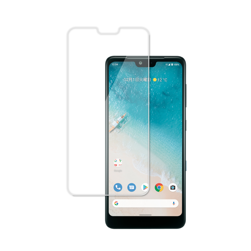 Android One S8 アンドロイドワンS8 フィルム ガラスフィルム 液晶保護フィルム S8-KC 保護フィルム シズカウィル | シズカウィル | 01