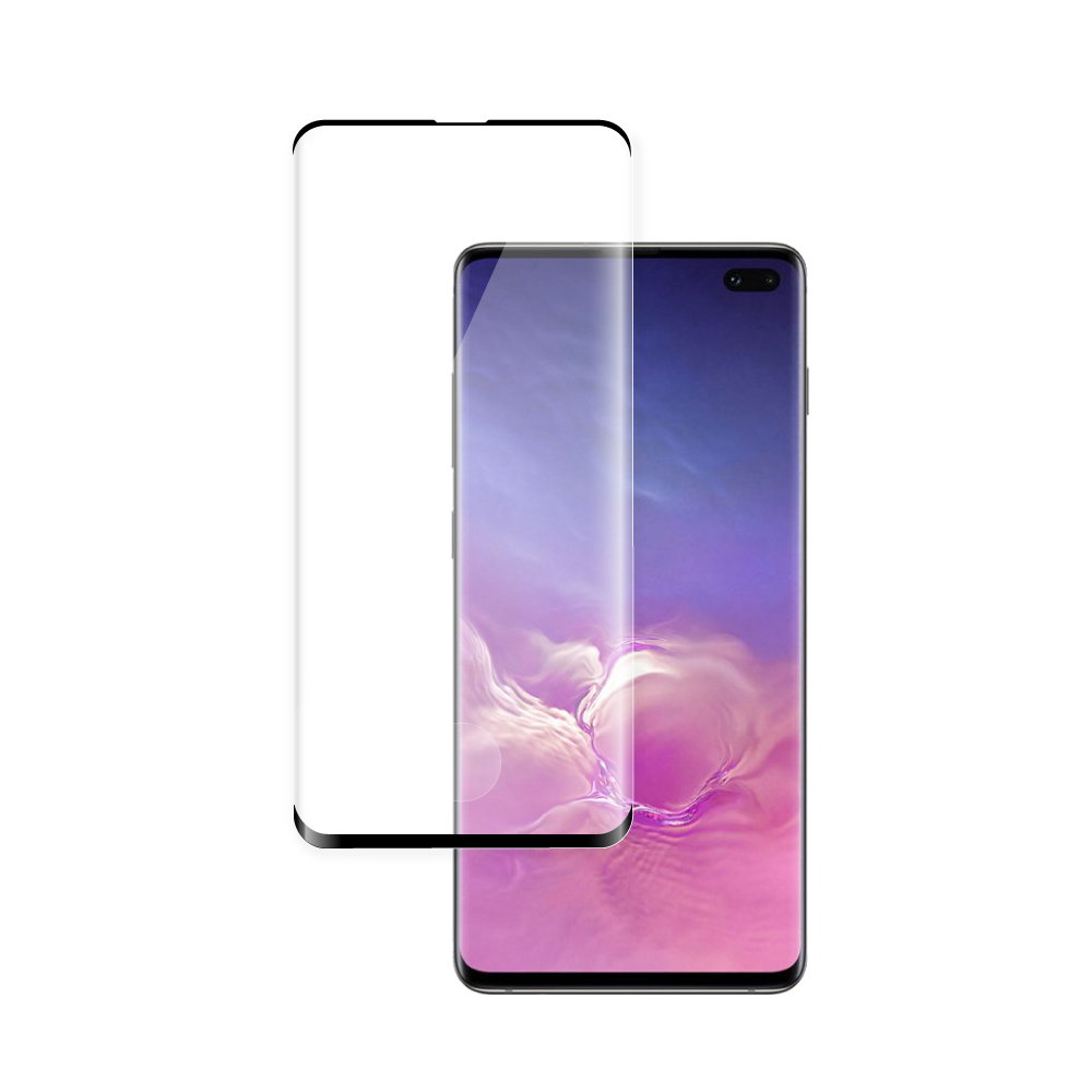 Galaxy S10+ ガラスフィルム 保護フィルム 全面保護 SC-04L SCV42 ギャラクシーS10 plus 液晶保護フィルム フィルム 黒縁 shizukawill シズカウィル｜shizukawill｜02