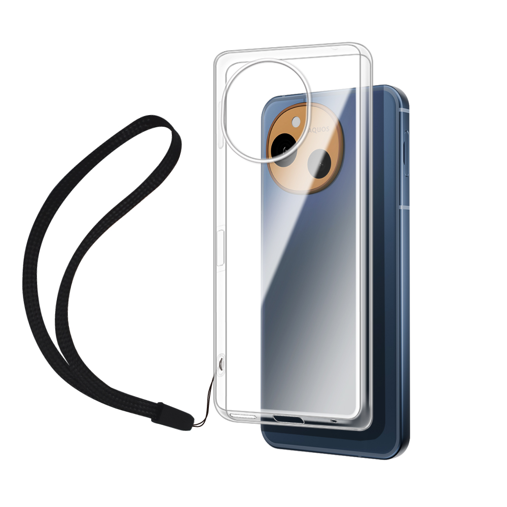 シズカウィル（shizukawill） AQUOS sense10 ケース クリア AQUOS