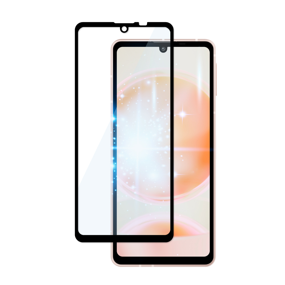 AQUOS sense8 ガラスフィルム 保護フィルム 10Hドラゴントレイル ブルーライトカット sense7 sense6s sense6 液晶保護フィルム シズカウィル | シズカウィル | 01
