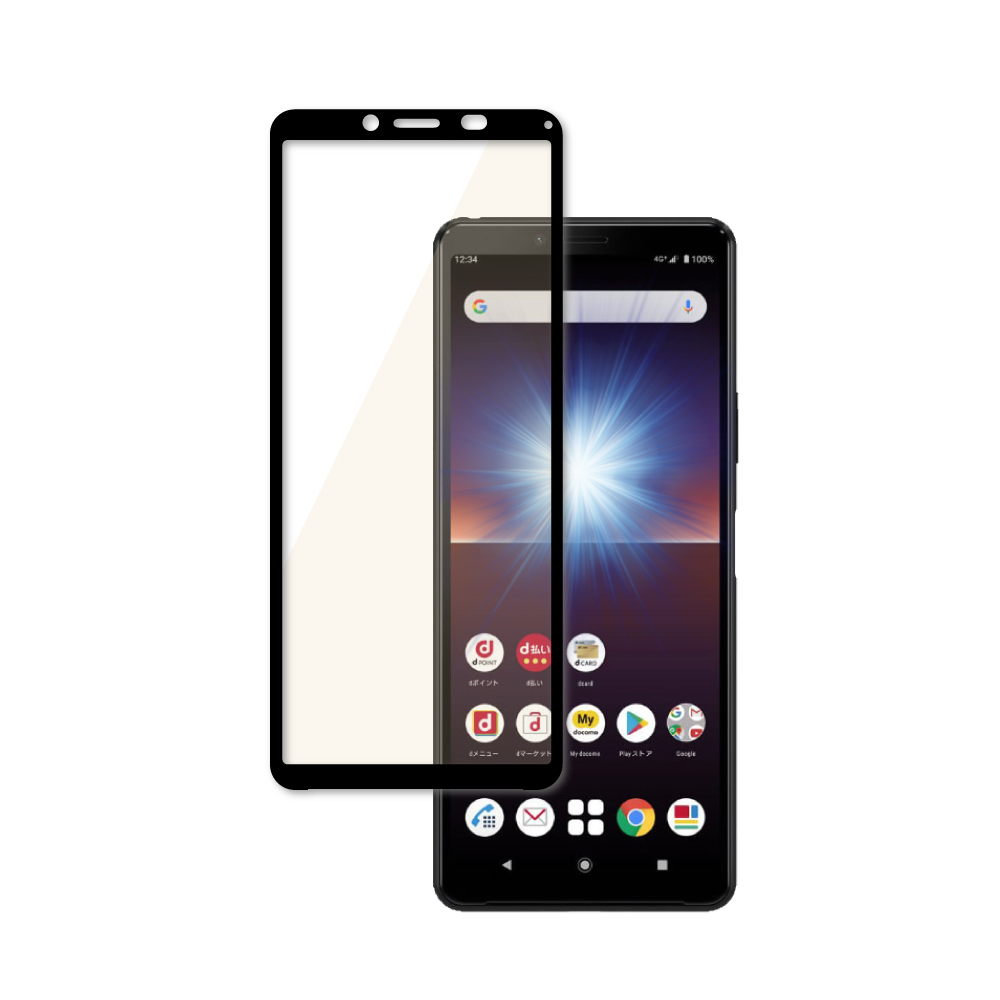 SONY XPERIA 10 VI ブラック 本体 ガラスフィルム付き - メルカリ