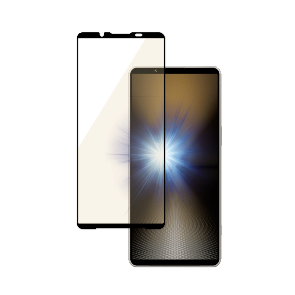 シズカウィル Xperia 10 vi ガラスフィルム 1 フィルム ブルー