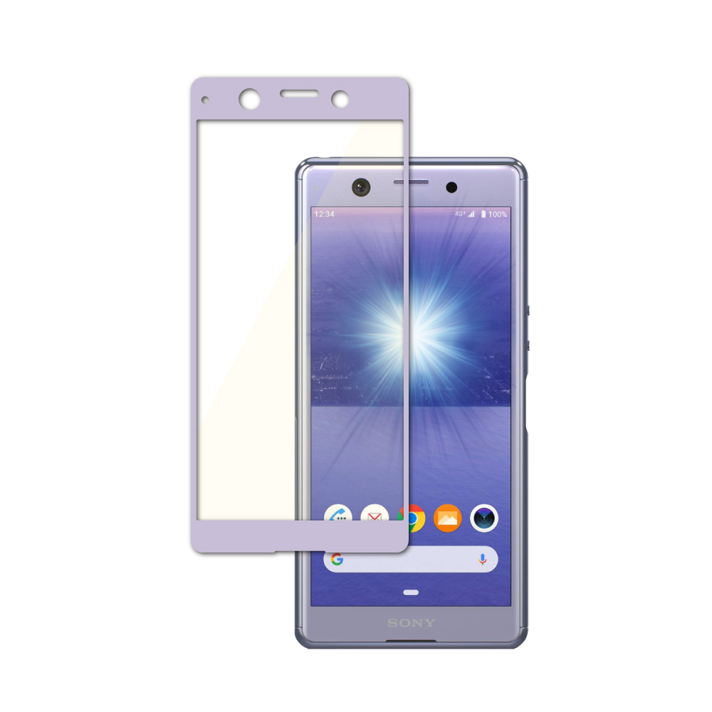 Xperia Ace docomo SO-02L 目に優しい ブルーライトカット フルカバー フィルム 全3色 日本製旭硝子 硬度9H 耐衝撃 ガラスフィルム エクスペリア SO02L フィルム｜shizukawill｜04