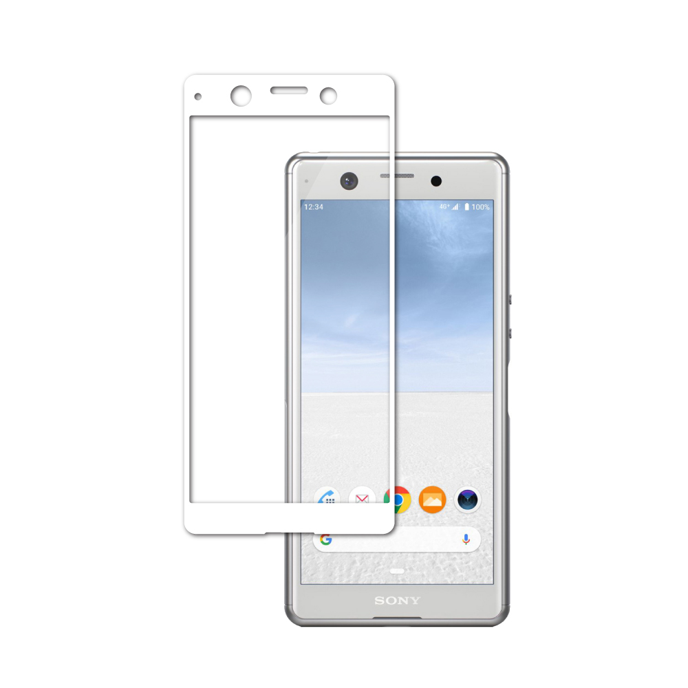 Xperia Ace docomo SO-02L フルカバー フィルム 全3色 日本製旭硝子