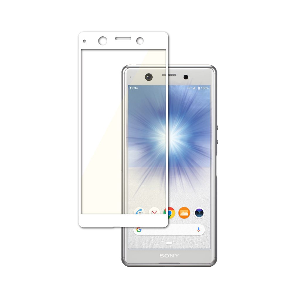 Xperia Ace docomo SO-02L 目に優しい ブルーライトカット フルカバー フィルム 全3色 日本製旭硝子 硬度9H 耐衝撃 ガラスフィルム エクスペリア SO02L フィルム｜shizukawill｜03