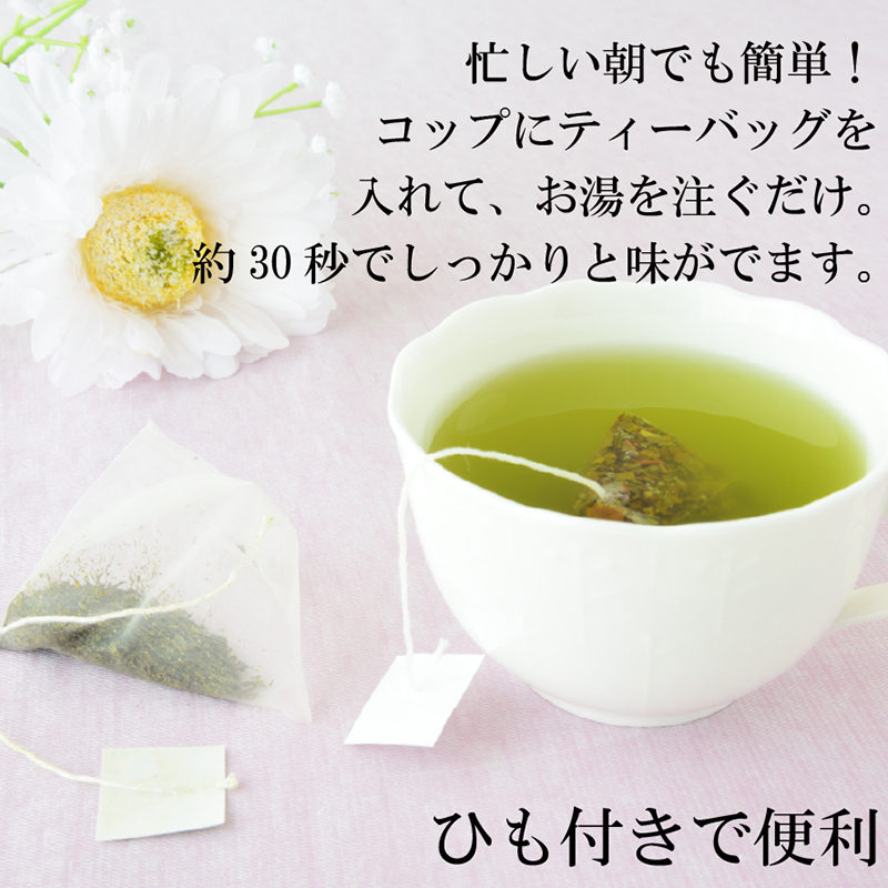 煎茶 お茶 オーガニック JAS有機栽培 テ ィーバッグ 3g×15個 お茶の葉