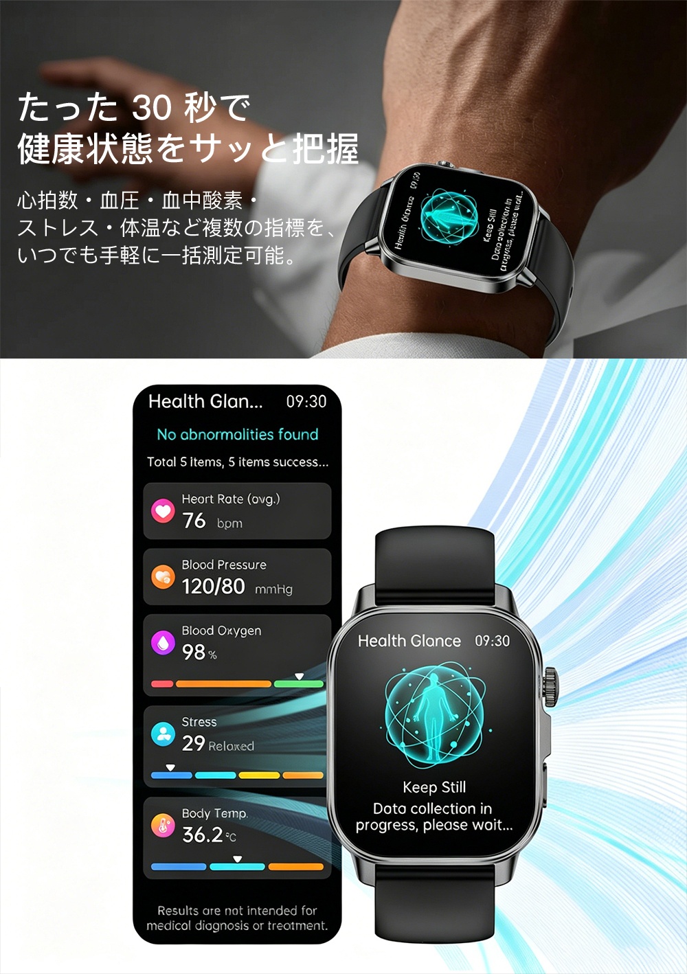 スマートウォッチ 24時間健康管理 心電図 血糖値 血圧 血中酸素 本体 通話 スマートウォッチ 心電図 24時間健康管理 日本製センサー 血圧測定