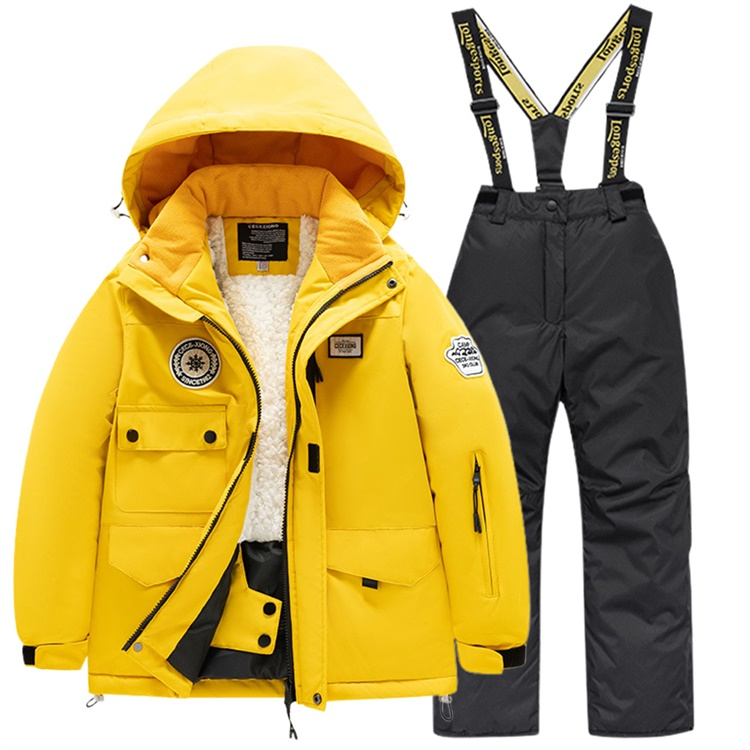 ウィンタースポーツ FILA スキーウェア 130cm 男の子 キッズ 子供 黄