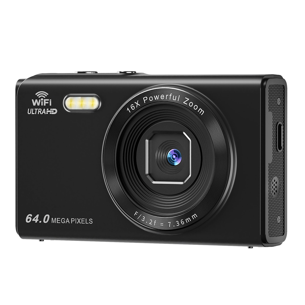デジタルカメラ 4K デジカメ 修学旅行 スマホに送れる WIFI転送機能