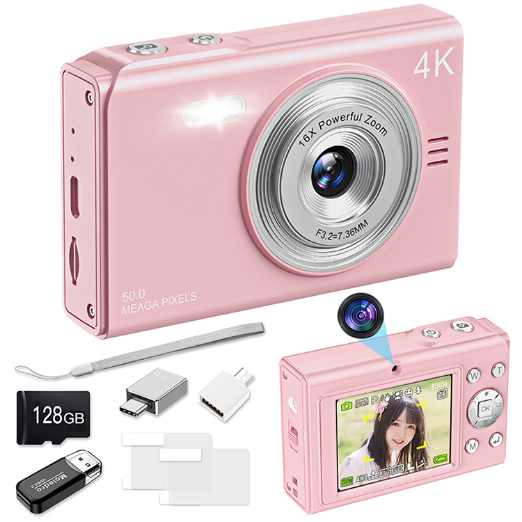 定価88000円4Kデジタルカメラ 56MP 20倍ズーム修学旅行や旅行に 楽天市場】【コスパ最高☆カメラケース付！日本企画品
