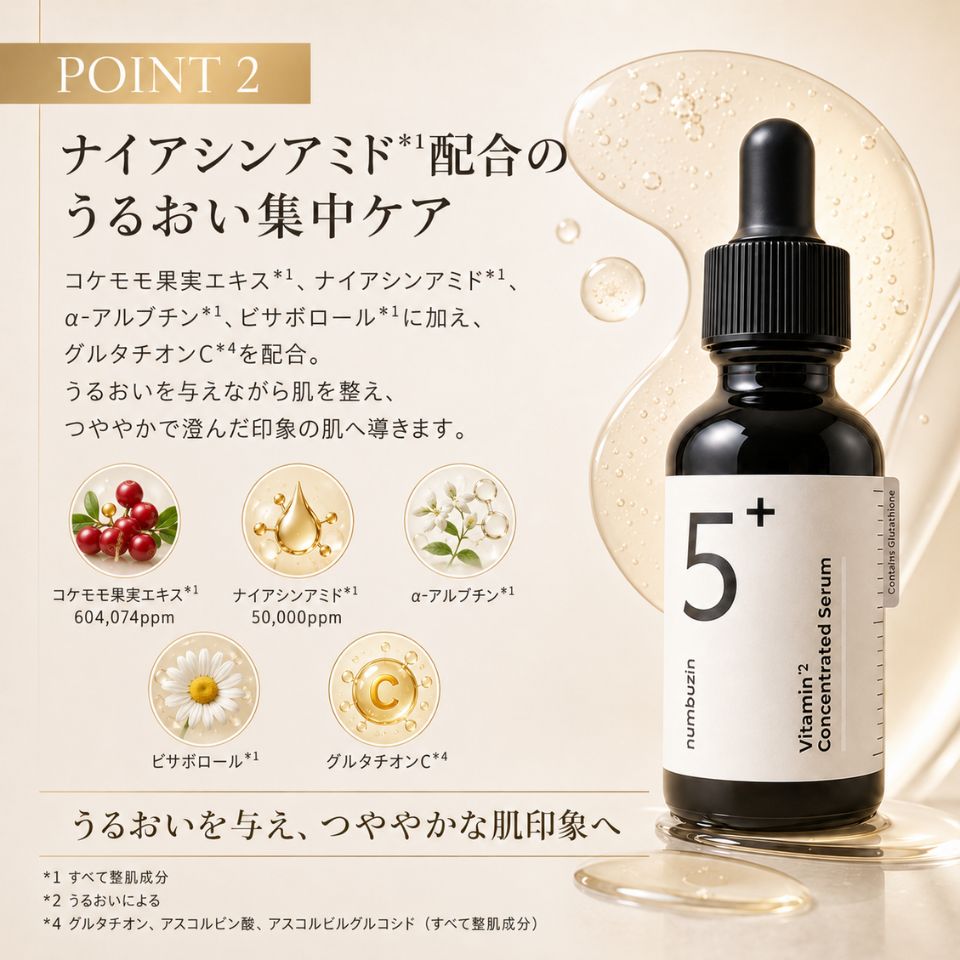 3本セット ナンバーズイン 5番 白玉グルタチオンＣ 美容液 30ml numbuzin ナンバーズイン 5番 白玉 グルタチオンC 美容液 30ml 3本